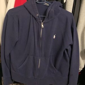 Polo hooded zip up